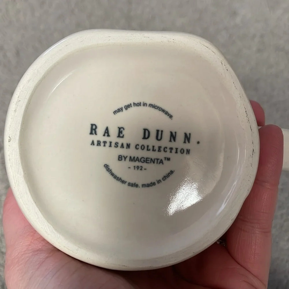 Rae Dunn By Magenta White Ceramic “Look Ma I Made It” Coffee Mug